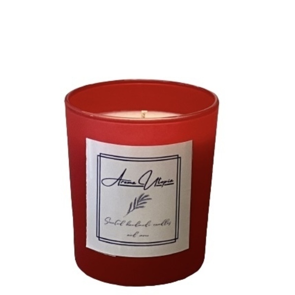 Χειροποίητο φυτικό κερί σόγιας - red series - αρωματικά κεριά, σόγια, διακοσμητικά, φυτικό κερί