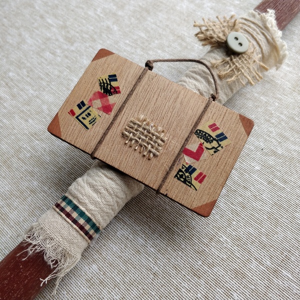 Λαμπάδα "Βαλίτσα" ξύλινο μαγνητάκι - αγόρι, λαμπάδες, για ενήλικες, για εφήβους - 2