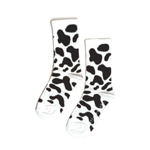 Κάλτσες με σχέδιο zebra or cow one size (36-41) - βαμβάκι