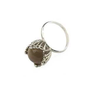 Δαχτυλίδι με φεγγαρόπετρα - ημιπολύτιμες πέτρες, ασήμι 925, σταθερά - 2