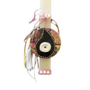 Πασχαλινή αρωματική λαμπάδα (30cm) Lucky Eye - κορίτσι, λαμπάδες, για ενήλικες, πασχαλινά δώρα