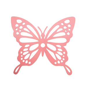 Ξύλινη Πλάτη για λαμπάδα "Πεταλούδα", Ροζ, Διάσταση: 25Χ23εκ. - διακοσμητικά, για παιδιά, κορίτσι, ζωάκια, πεταλούδα