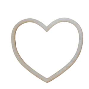 Ξύλινο τελάρο για κατασκευές μακραμέ, καρδιά 5 τεμάχια 20 εκατοστά - καρδιά, μακραμέ, ξύλινα διακοσμητικά, υλικά κατασκευών