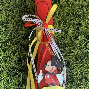 Mickey μπρελόκ λαμπαδα κοκκινη αρωματική - αγόρι, λαμπάδες, για παιδιά, για μωρά