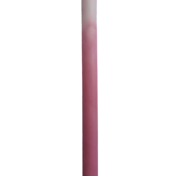 Δίχρωμη ombre λαμπάδα από φυτικό κερί Άνδρα/Γυναίκα 100gr - λαμπάδες, για ενήλικες, για εφήβους - 2