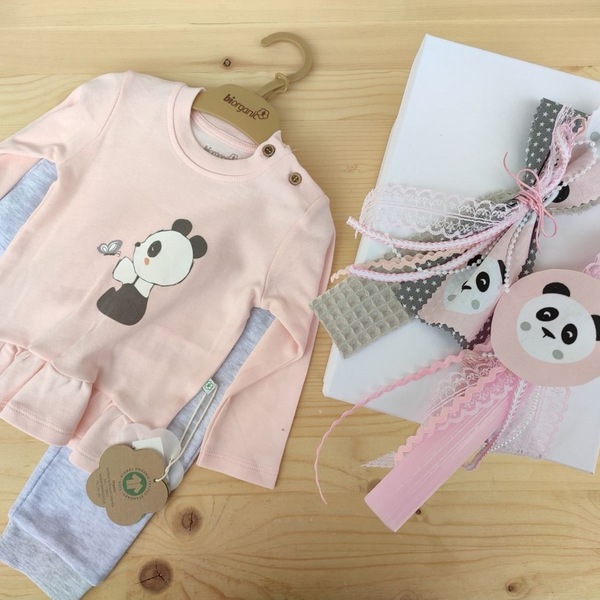 Gift box panda πασχαλινό - λαμπάδες, σετ, ζωάκια, για μωρά