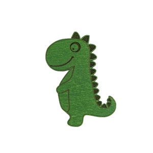 Ξύλινη Φιγούρα "Δεινόσαυρος", Πράσινη, Διάσταση: 8Χ6εκ. - αγόρι, δεινόσαυρος, διακοσμητικά, για παιδιά, ζωάκια