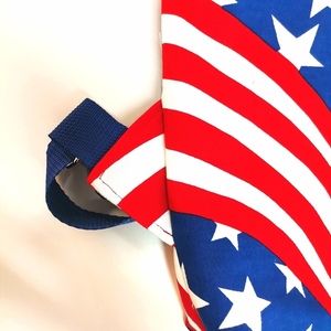 Backpack υφασμάτινο, αμερικάνικη σημαία με ιμάντες, 45x35 εκ. - ύφασμα, πλάτης, all day, πάνινες τσάντες - 4