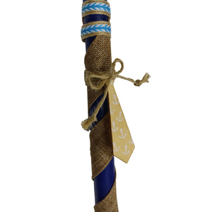 Λαμπάδα με ξύλινη γραβάτα (40 εκ.) - αγόρι, λαμπάδες, για παιδιά, για ενήλικες, για εφήβους - 2