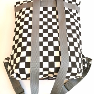 Backpack υφασμάτινο, με τον John Lennon με ιμάντες, 45x35 εκ. - ύφασμα, πλάτης, all day, πάνινες τσάντες - 2