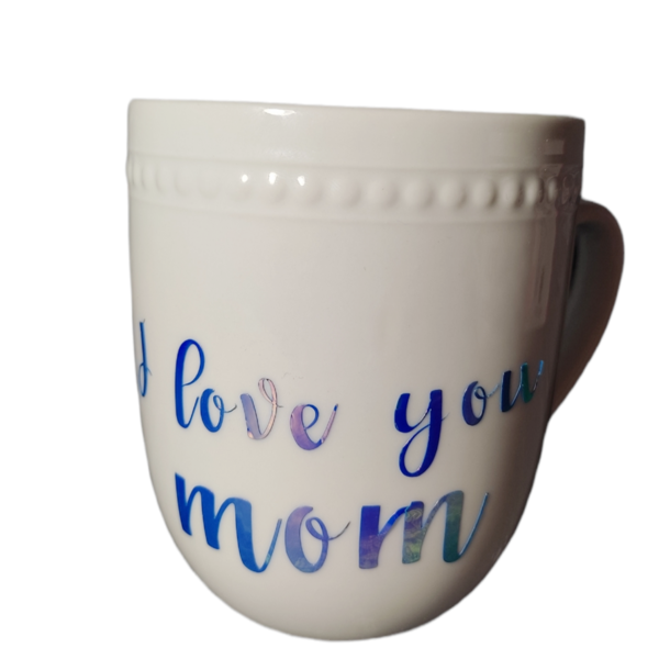 Κούπα καφέ για την γιορτή της μητέρας "I love you Mum" - διακοσμητικά, κούπες & φλυτζάνια, γιορτή της μητέρας - 2