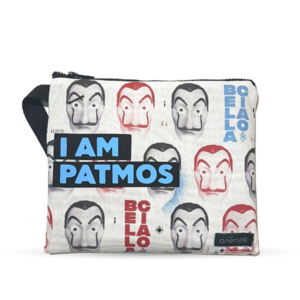 Νεσεσέρ Casa de papel - I am Patmos - ύφασμα, μεγάλες, all day, χειρός, μικρές