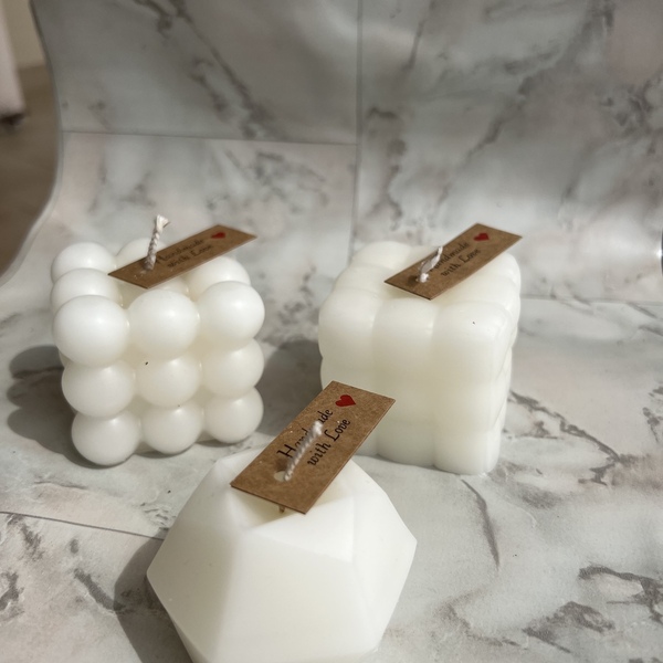 Bubble handmade candle - αρωματικά κεριά - 2
