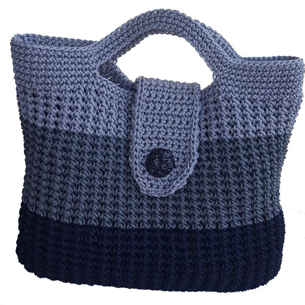 Χειροποίητη Πλεκτή Crochet Τσάντα, Get…Hooked, Shopper, Διδώ, Articolo - νήμα, all day, χειρός, πλεκτές τσάντες - 4