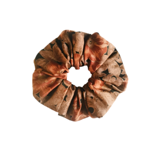 Scrunchie με λουλούδια - λαστιχάκια μαλλιών, ύφασμα