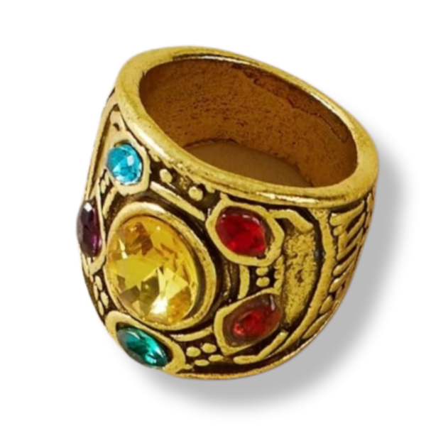 Δαχτυλίδι με infinity stones Avengers - ορείχαλκος, σταθερά, μεγάλα