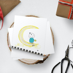 Παιδική αφίσα Κίτρινο Φεγγάρι | ψηφιακό αρχείο - αφίσες, δώρα για παιδιά, κάρτες, προσκλητήρια - 4