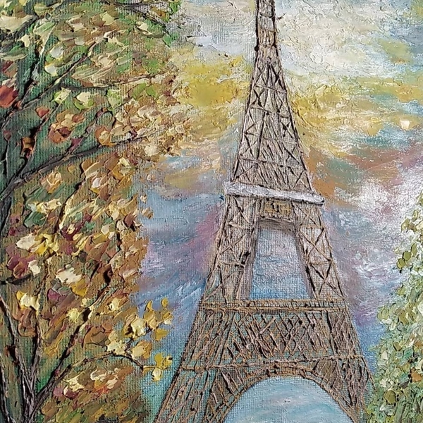 Flowers in Paris - πίνακες ζωγραφικής - 2