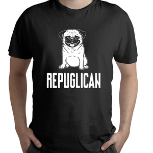 Ανδρικό T-shirt REPUGLICAN,Pug Lovers
