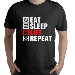 Ανδρικό T-shirt Eat,Sleep,Lift,Repeat