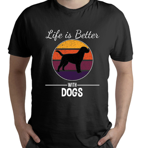 Unisex T-shirt Life Is Better With Dogs