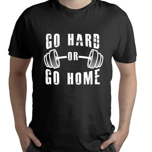 Ανδρικό T-shirt Go Hard Or Go Home