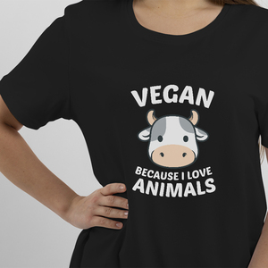 T-Shirt Γυναικείο Vegan Love Animals