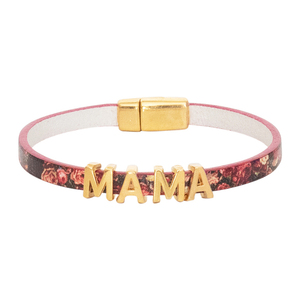 Βραχιόλι Δερμάτινο Μαμά - charms, μαμά, κοσμήματα