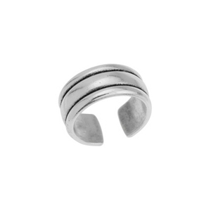 Ανδρικό δακτυλίδι 2lines επάργυρο - δαχτυλίδια, μπρούντζος, δώρα για άντρες
