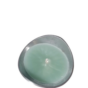 Πράσινο κερί σε σιδερένιο δοχείο 14cm - 2