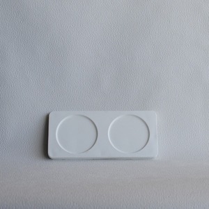 Διπλό Σουβέρ από τσιμέντο Λευκό 20 cm| Concrete Decor - σουβέρ, τσιμέντο, πιατάκια & δίσκοι