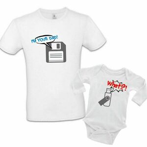 Σετ Tshirt & βρεφικό φορμάκι από 100% βαμβάκι για μπαμπά και κόρη - κορίτσι, personalised, βρεφικά φορμάκια, βρεφικά ρούχα