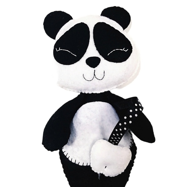 Θήκη για το πρώτο του δοντάκι, panda χειροποίητο 19 εκατοστά - κορίτσι, αγόρι, δώρο, αναμνηστικά