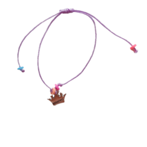 ΒΡΑΧΙΟΛΙ 4χρωματα ΚΟΡΩΝΑ ''Princess'' 1x1.2εκ. black friday apois - πριγκίπισσα, απαραίτητα καλοκαιρινά αξεσουάρ, σετ, κοσμήματα, παιδικά βραχιόλια