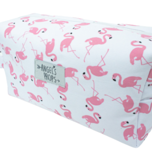Χειροποίητο νεσεσέρ box "Flamingo Collection" (21x11x9). - ύφασμα, για ενήλικες, για εφήβους, καλλυντικών, ταξιδίου - 4
