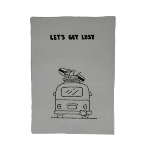 Κεντημένος καμβάς "Let's get lost" - μέγεθος 25x35 - κεντητά, πίνακες & κάδρα, καμβάς, πίνακες ζωγραφικής - 4