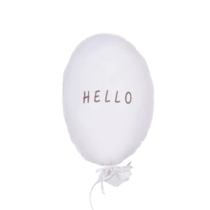 Μπαλόνια Τοίχου Λευκό Hello - διακοσμητικά