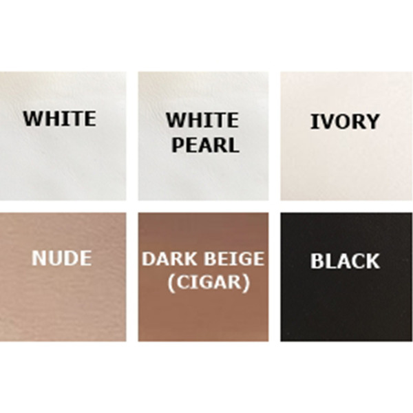 Νυφικές Λευκές Μπαλαρίνες από Δέρμα με Λεπτομέρειες Στράς - δέρμα, στρας, γυναικεία - 5