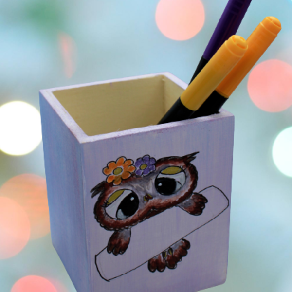 GIFT BOX ΔΑΣΚΑΛΑΣ KOYKOYBAΓΙΑ ΜΩΒ - δώρα για δασκάλες, σετ δώρου, μπρελοκ κλειδιών - 3