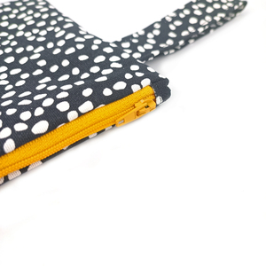 Νεσεσεράκι White Dots 22x17cm - ύφασμα, παραλία, καλλυντικών, ταξιδίου - 2