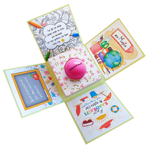 Lip balm σε Exploding Box - Προσωποποιημένο δώρο για δασκάλα - δώρα για δασκάλες, προσωποποιημένα