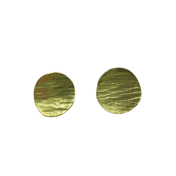 Μικρά σκουλαρίκια σε χρυσό χρώμα από ορείχαλκο - ορείχαλκος, καρφωτά, μικρά, καρφάκι