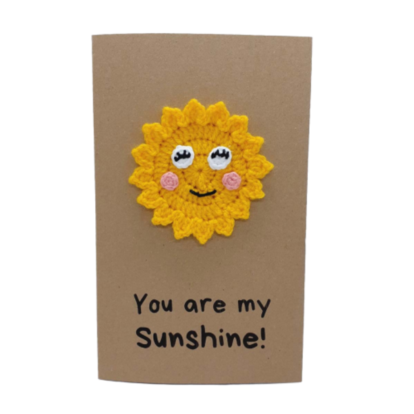 Ευχετήρια κάρτα - You are my Sunshine - ήλιος, γενέθλια, επέτειος, γέννηση