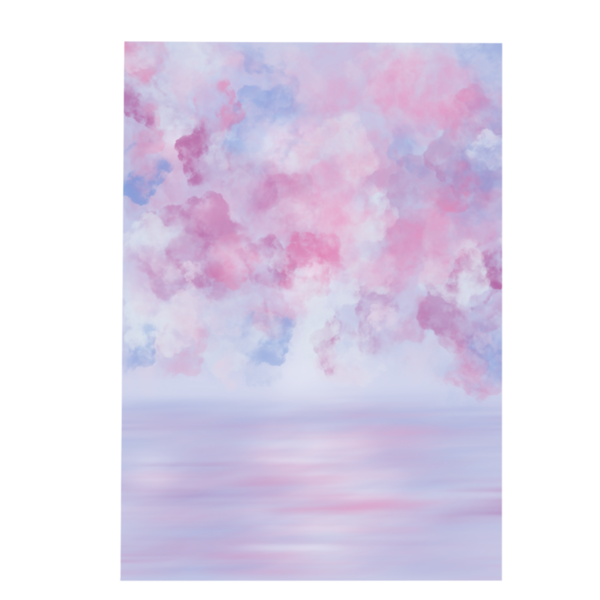 Purple sky A4 - αφίσες, διακοσμητικά, σχέδια ζωγραφικής