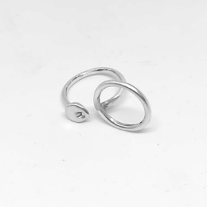 Ασημένιο δαχτυλίδι 925 "orio" λεπτό- νούμερο 19 - ασήμι 925, γεωμετρικά σχέδια, βεράκια, σταθερά