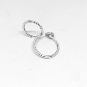 Ασημένιο δαχτυλίδι 925 "orio" λεπτό- νούμερο 19 - ασήμι 925, γεωμετρικά σχέδια, βεράκια, σταθερά - 2