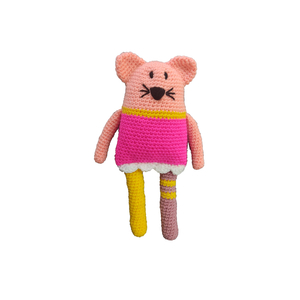 Amigurumi Ποντικάκι χρωματιστό - λούτρινα, βρεφικά, amigurumi, για παιδιά
