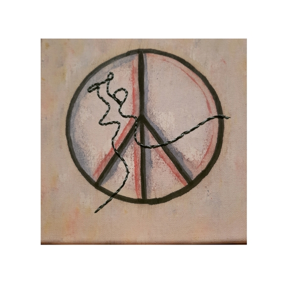 Love War Πίνακας 20×20 cm - πίνακες & κάδρα, πίνακες ζωγραφικής