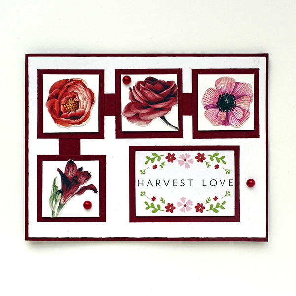 Ευχετήρια κάρτα Harvest Love - χαρτί, επέτειος, αγ. βαλεντίνου, ευχετήριες κάρτες - 5