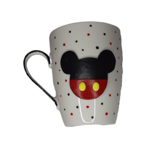 Κούπα Mickey mouse από πολυμερικό πηλό - αγόρι, πηλός, κούπες & φλυτζάνια, ήρωες κινουμένων σχεδίων